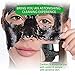 Black Face Mask Charcoal Peel Off Mask Blackhead Remover Mask Whiteheads Mask for Men and Women with Brush, Nature Ingredients Black Mask for Cleaning Nose or Face 100g
