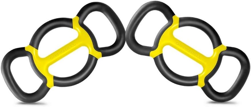 GRIPBELL Universal Weight Replacement for Dumbbells Kettlebells Plates and Other Handheld Weights Home Gym Workout Set for Men & Women