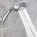 Aqua Elegante 6 Function Luxury Handheld Shower Head - Adjustable Pressure Rainfall Spray With Removable Nozzle For The Bathroom, Chrome