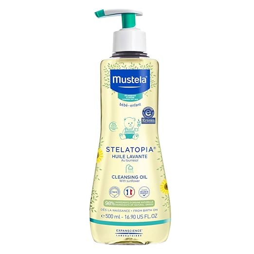 mustela baby hair oil