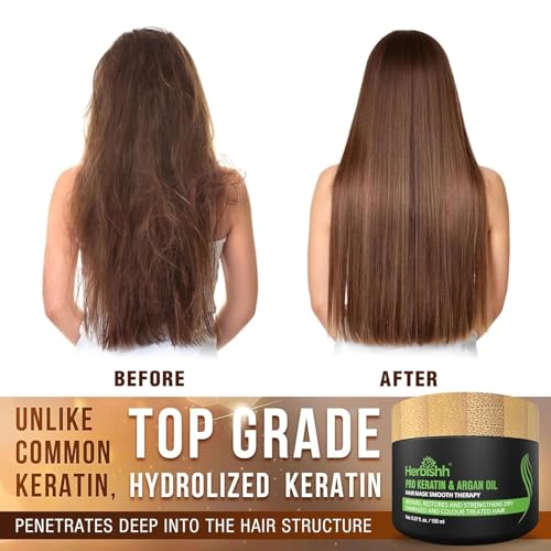 Herbishh Combo Pack-2Pcs Hair Color Shampoo + 1Pc Argan Intense Hair Mask- Dye Shampoo – Colors In Minutes – Long-Lasting Color– 500 Ml (Light Brown)