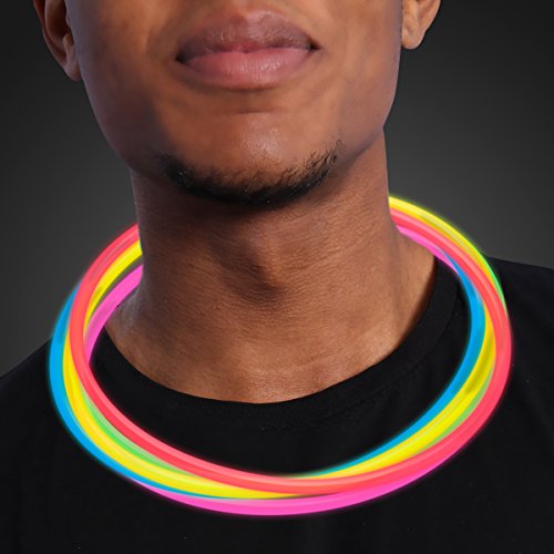 3 FlashingBlinkyLights+Premium+Necklaces+Assorted+Special