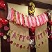 MerryNine Tissue Tassels Garlands, 30PCS Tassels, 14 Inch Long Tassels, for Wedding, Baby Shower, Event & Party Supplies Decoration (Rose/Pink/White/Gold)