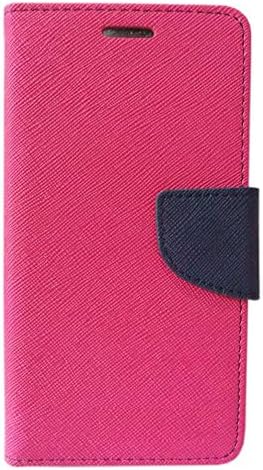 COVERNEW Mercury Pocket Flip Cover for Samsung Galaxy J5 Pro - Pink::Blue