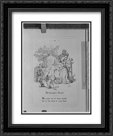 Amazon Com Georg Scherer 20x24 Black Ornate Frame And Double