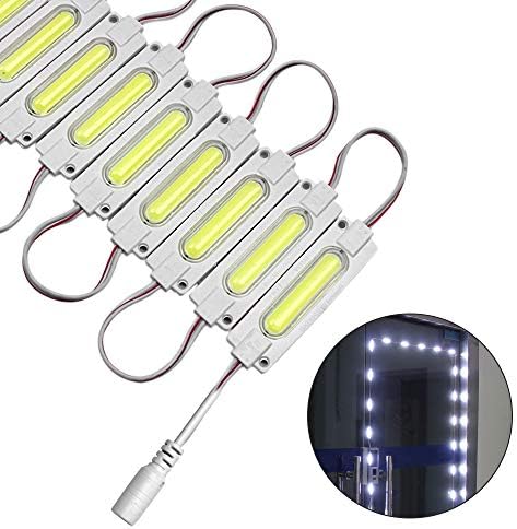 LED Module Storefront lights for Commercial Business Window Display,Super Bright Waterproof Decorative Cool White 5630,Kit with Power Supply and Remote Controller,for Outdoor Store Front Food Truck