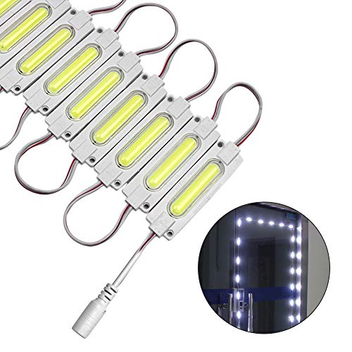 LED Module Storefront lights for Commercial Business Window Display,Super Bright Waterproof Decorative Cool White 5630,Kit with Power Supply and Remote Controller,for Outdoor Store Front Food Truck