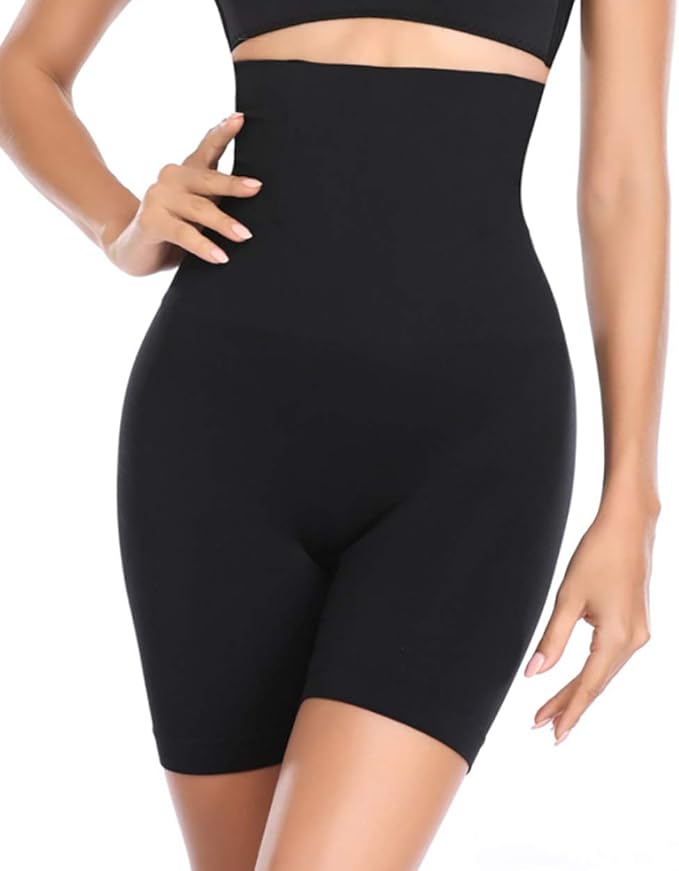 Amazon Com Women Body Shaper Tummy Control Shapewear High Waist Mid Thigh Slimmer Shorts Underwear Butt Lifter Bodysuit Panties Clothing