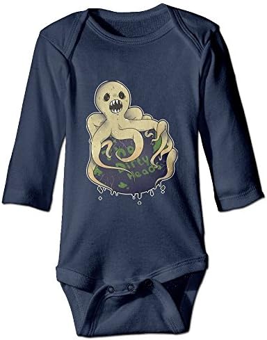 Funny Infant Dirty Heads Long Sleeve Bodysuits Romper Bodysuit Outfits Navy 18 Months