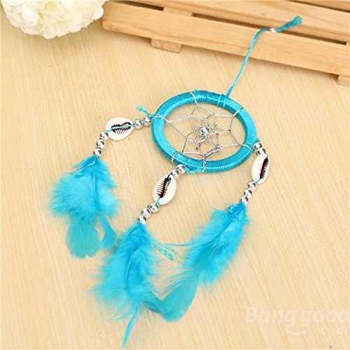 Bazaar Pure Fantasy Feathers Ring Wind Chime Dream Catcher Campanula Hanging Ornament