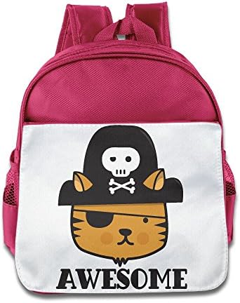 Awesome Pirate Cat Skull Hat Child School Packbag