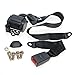 AUDEW Universal Retractable 3 Point Auto Car Safety Seat Lap Belt Set Kit