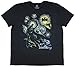 DC Comics Batman Starry Night T-Shirt, Black, Medium