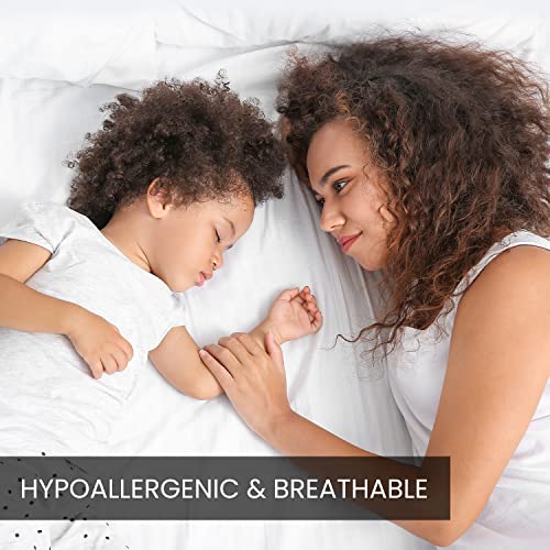 Everlasting Comfort Premium Zippered Waterproof Pillow Protector by White Pillow Case