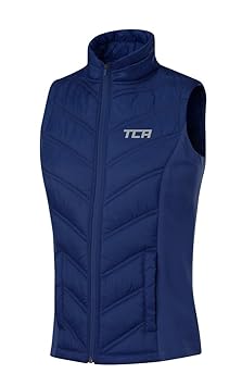TCA 'Excel Runner' Damen Thermo-Laufweste mit Reißverschlusstaschen