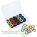 30 Pieces 608 RS 608RS Roller Skates Ceramic Ball Inline Skate Bearings，5 colors
