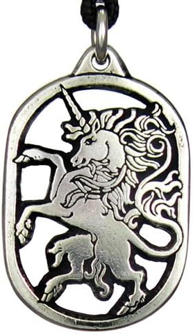 PepiPewter Mystical Unicorn Pony Pendant Hermetic Equine Jewelry