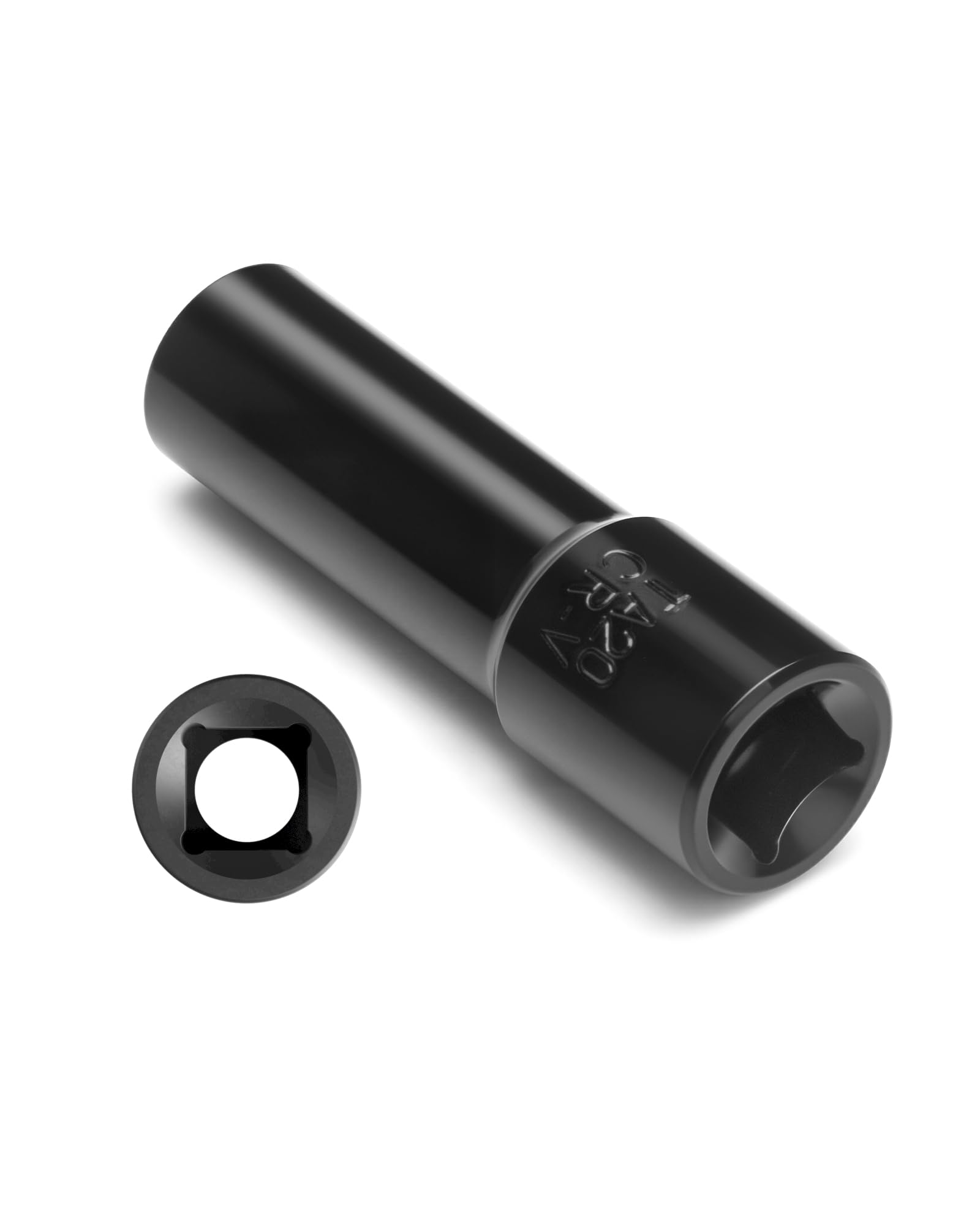 Photo 1 of 10 Spline Lug Nut Key Replacement for TA20-1/2 Fit Bimecc M14x1.5 10 Spline Lug Bolts and M12x1.5 Lug Nuts, 10 Point Lug Nut Socket with 1/2" Drive Fit for Impact Wrench and Extensions