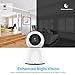 Wireless Security Camera, Sywan 1080P HD WiFi Camera Support Cloud Storage Baby Monitor Home Surveillance Camera with Motion Sounds Detection Two-Way Audio Night Vision,White