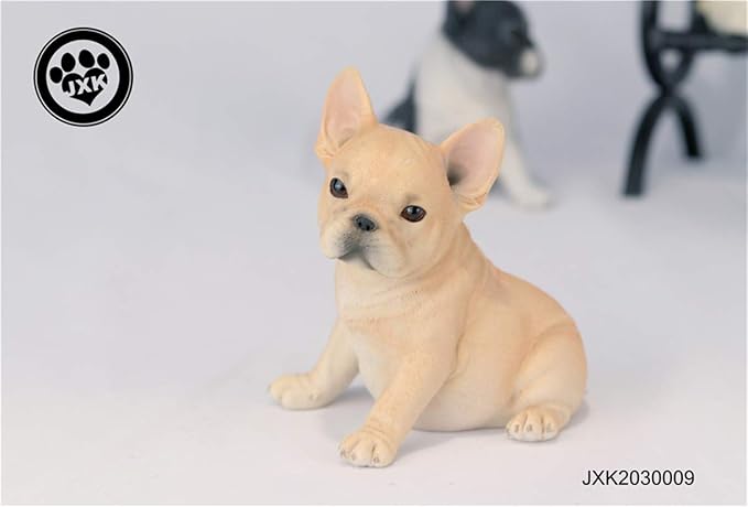 Amazon Jxk フレンチ ブルドッグ 可愛い 犬 座り 動物 リアル フィギュア Pvc プラモデル プレミアム 大人のおもちゃ 模型 11cm級 オリジナル スタチュー 塗装済 完成品 犬好き 誕生日 プレゼント 置物 イエロー フィギュア ドール 通販