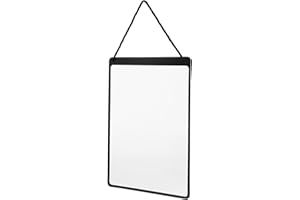 Kichvoe Sturdy PVC Hanging Sign Holder Poster Frame for Office and Mall Advertising Quick Installation