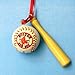 Kurt Adler Boston Red Sox Bat and Ball Ornament