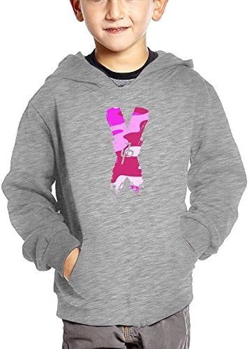 Jake Paul Pink Camo X Child Hip Hop Pullover Hoodie Sweater with Kangaroo Pocket Hooded Sweatshirts