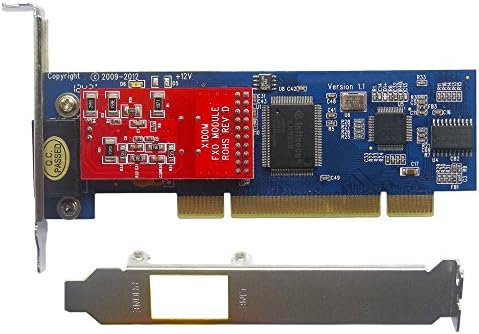 1 Port FXO Card,Low Profile,Supports FreePBX Elastix Trixbox Askozia card PCI