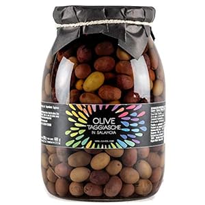 Boerderij Cuvea – Italiaanse Taggiasca olijven met pit van Taggiasca-kwaliteit 600 g – 100% natuurlijk – Veganistisch en…