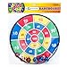 Fabric Dart Board Game with 20 Balls - Hook-and-Loop Fasteners- 14.5 Inches Diameter - Safe for Kids