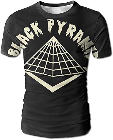 Praygood11 Men's Pyramid Gold Short Sleeve T Shirt O-Neck Tees