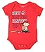 Outerstuff MLB Cleveland Indians Baby Boys Infants Peanuts Love Baseball Creeper, Red