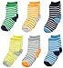 Carter's Baby Boys' 6 Pack Computer Socks Stripes