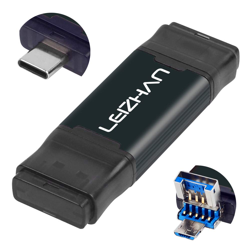 256GB USB-C Flash Drive OTG Thumb Drive 3 in 1 Type C Micro USB Photo Stick Compatible for Samsung G