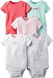 Carter's Baby Girls Multi-Pack Bodysuits, Assorted, 12 Months