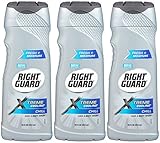 Right Guard Xtreme Cooling Hair and Body Wash, Chill, 16 Oz (Pack of 3)