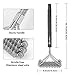 LauKingdom Grill Brush,Stainless Steel ~Bristle Free BBQ Grill Brush, Great Grilling Accessories Gift, 17 inch