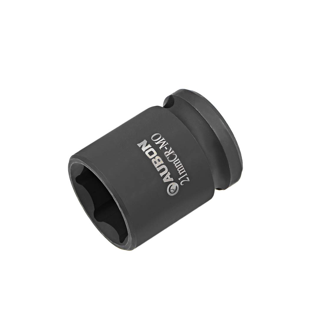 sourcing map 1/2-Inch Drive by 21mm Shallow Impact Socket, Cr-Mo Alloy Steel, 6-Point, Metric