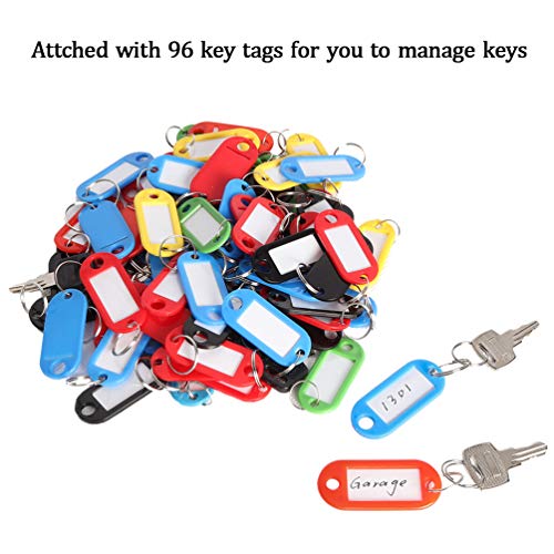 4 Large+Metal+Hooks+Cabinet+Security