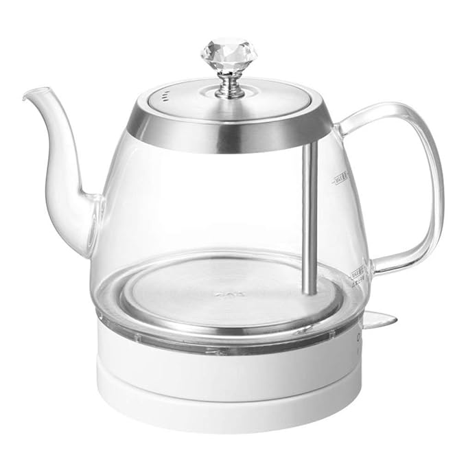 Electric Kettle Glass 1000W Fast Boil Kettle with Blue LED Illuminated