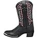Durango BT840 Lil' Black Lizard Western Boot (Toddler/Little Kid/Big Kid),Black Lizard N' Chrome,1 M US  Little Kid