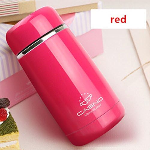 Gift Water Bottles 240ml Stainless Steel Vacuum Flasks Thermoses School Hot Water bottle Drinkware 3 Colors
