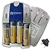 Synergy Digital Remote Control Batteries and Charger, Compatible with HUBSAN RC for H501S X4 FPV Quadcopter Remote Control Battery Replacement of 4 AA NiMH 2800mAh Rechargeable Batteries, with Charger