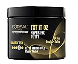 L'Oreal Paris Advanced Hairstyle TXT It 02 Hyper-Fix Putty, 4 oz (Pack of 2)
