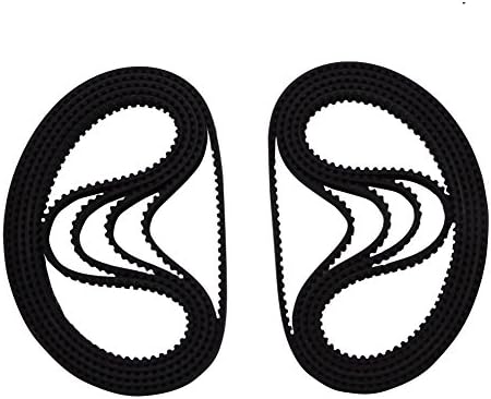 CTYRZCH 3D Printer Timing Belt 2GT Closed Loop Rubber Belt 200mm Width 6mm 2mm Pitch(Pack of 10pcs)