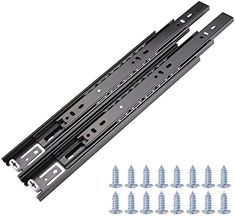 Ksmxos 10 Inch Ball Bearing Drawer Slides Side Mount, Pair