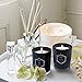 Scented Candles Gift Set - 4 Natural Soy Wax Aromatherapy Candles, Small Stress Relief Glass Candle, Votive Mini Candle, Birthday Candle Gifts for Women
