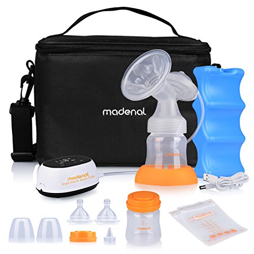 MADENAL Single Electric Breast Pump Travel Set, Ice Palestine Ubuy