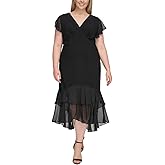 Tommy Hilfiger High-Low Flutter Dress