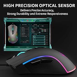 CP3 Gaming Mouse Wired 5000 DPI Adjustable PC